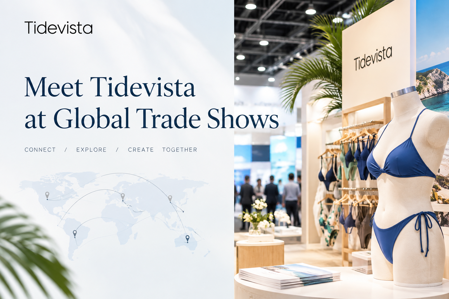 Tidevista global trade shows featuring swimwear, activewear and OEM ODM solutions